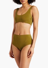 Mara Hoffman - Lydia stretch-TENCEL™ high-rise bikini briefs - Green - XS