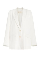 Mara Hoffman - Tatum Oversized Hemp Blazer - White - XS - Moda Operandi
