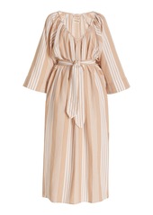 Mara Hoffman - Women's Luz Striped Tencel-Cotton Maxi Dress - Neutral - Moda Operandi