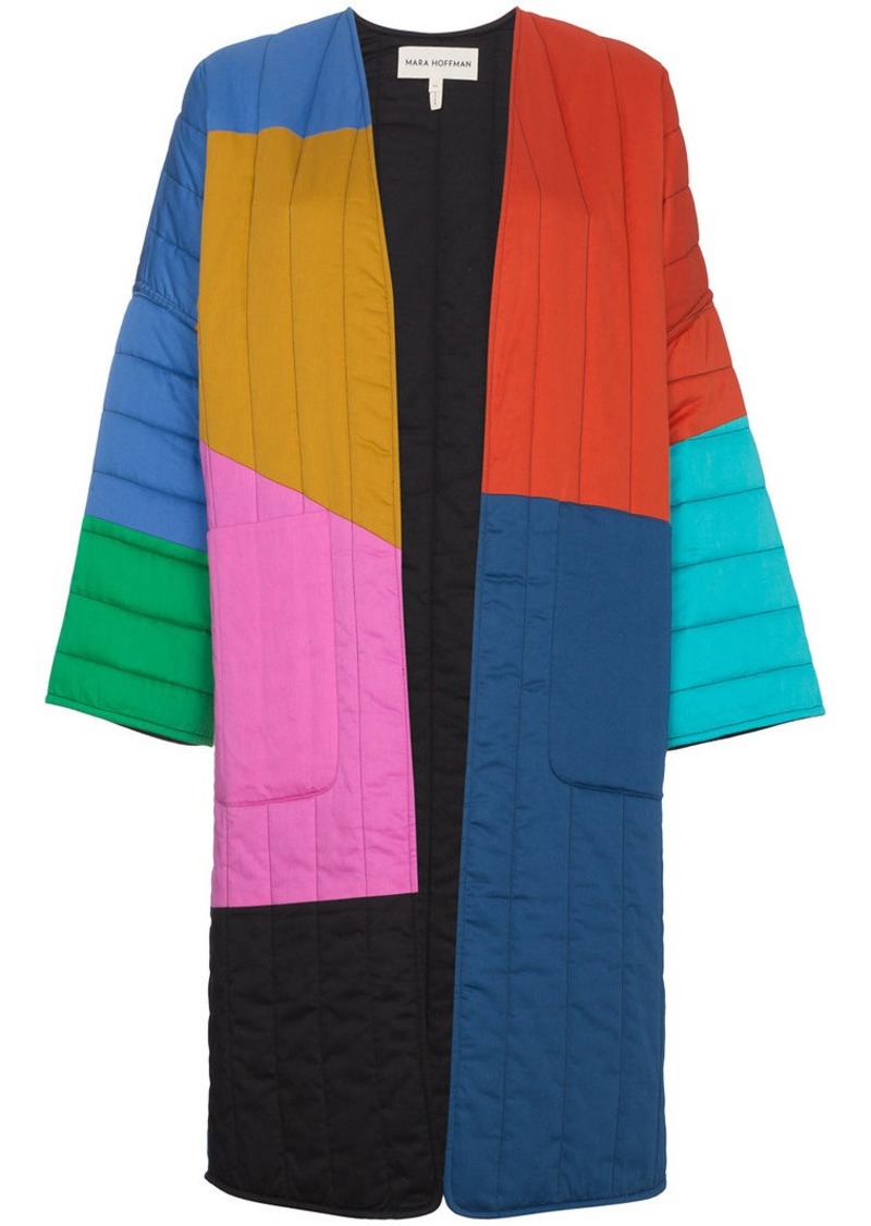 Mara Hoffman Multicoloured reversible temple coat