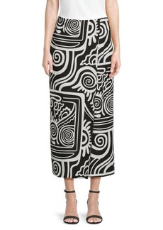 Mara Hoffman Sunja Abstract Midi Skirt