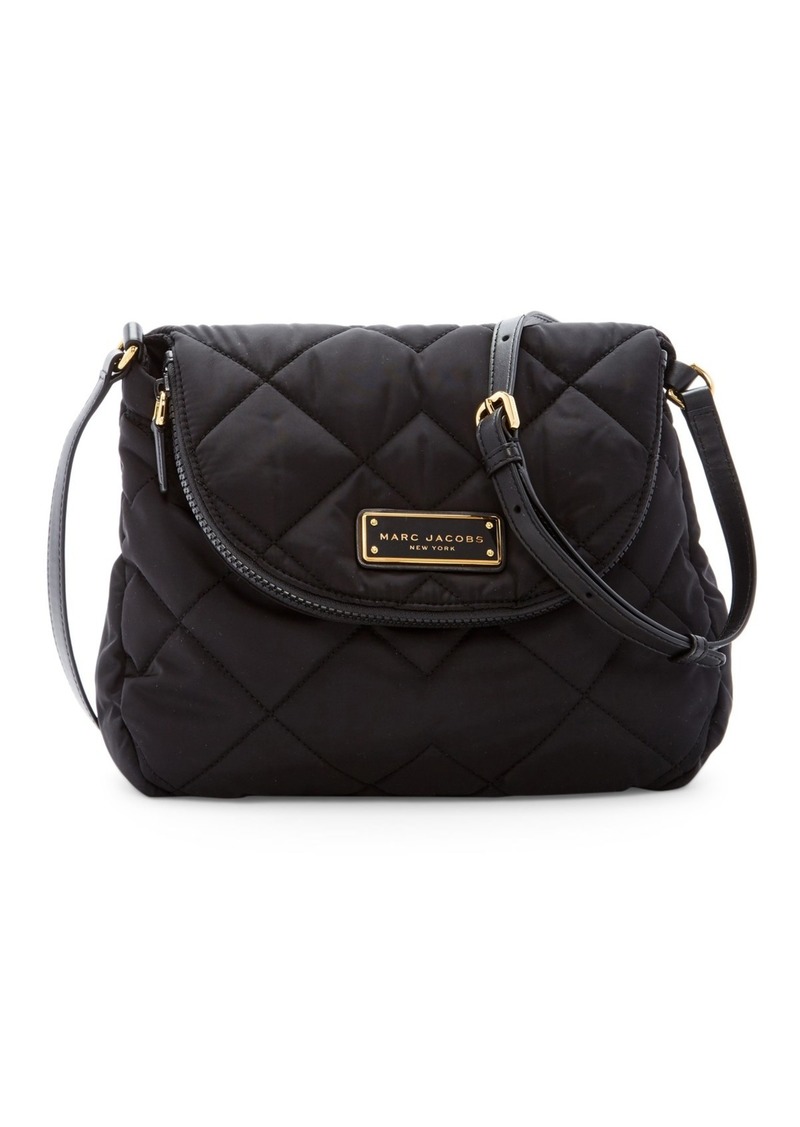 marc jacobs quilted nylon messenger bag