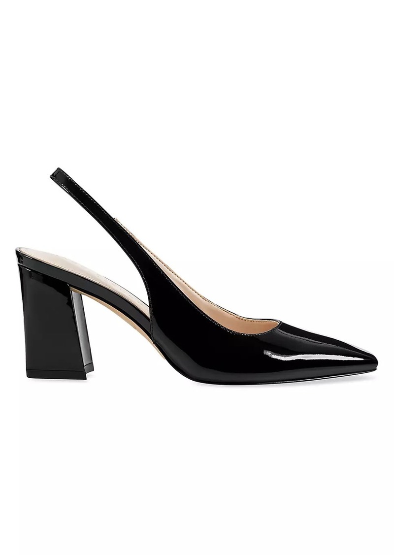 Marc Fisher 65MM Patent Leather Slingback Pumps