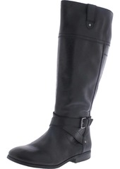 Marc Fisher Amber Womens Leather Zipper Knee-High Boots