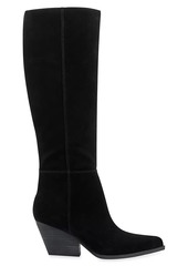 Marc Fisher Challi 50MM Suede Low-Heel Tall Boots