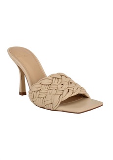 Marc Fisher Draya Square Toe Slide In Nude