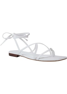 Marc Fisher Latent Womens Leg Ties Square Toe Thong Sandals