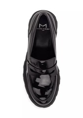 Marc Fisher Latika 60MM Leather Lugged-Sole Penny Loafers