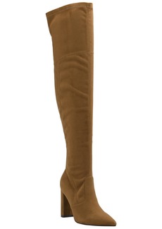 Marc Fisher Lezli 2 Womens Faux Suede Tall Over-The-Knee Boots