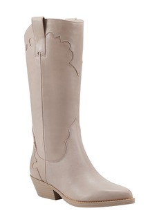 Marc Fisher LTD Hilaria Pointed Toe Western Boot in Taupe at Nordstrom Rack