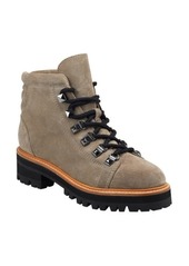 Marc Fisher LTD Issy Hiker Boot in Light Natural Suede at Nordstrom