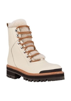 Marc Fisher LTD Izzie Genuine Shearling Lace-Up Boot