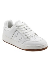 Marc Fisher Ltd Women's Flynnt Casual Lace-Up Sneakers - Ivory Metallic Leather