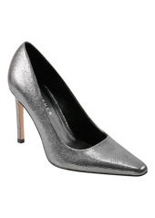 Marc Fisher Ltd Women's Olivy Slip On Stiletto Dress Pumps - Black Leather