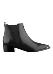 Marc Fisher Ltd Women's Yale Pointy Toe Chelsea Booties - Black Leather