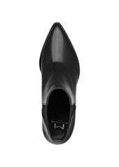 Marc Fisher Ltd Women's Yale Pointy Toe Chelsea Booties - Black Leather