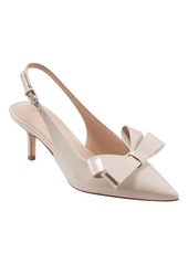 Marc Fisher Women's Allon Pointy Toe Dress Slingback Pumps - Light Brown