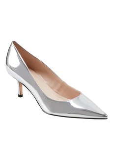 Marc Fisher Women's Alola Slip-On Pointy Toe Dress Pumps - Silver