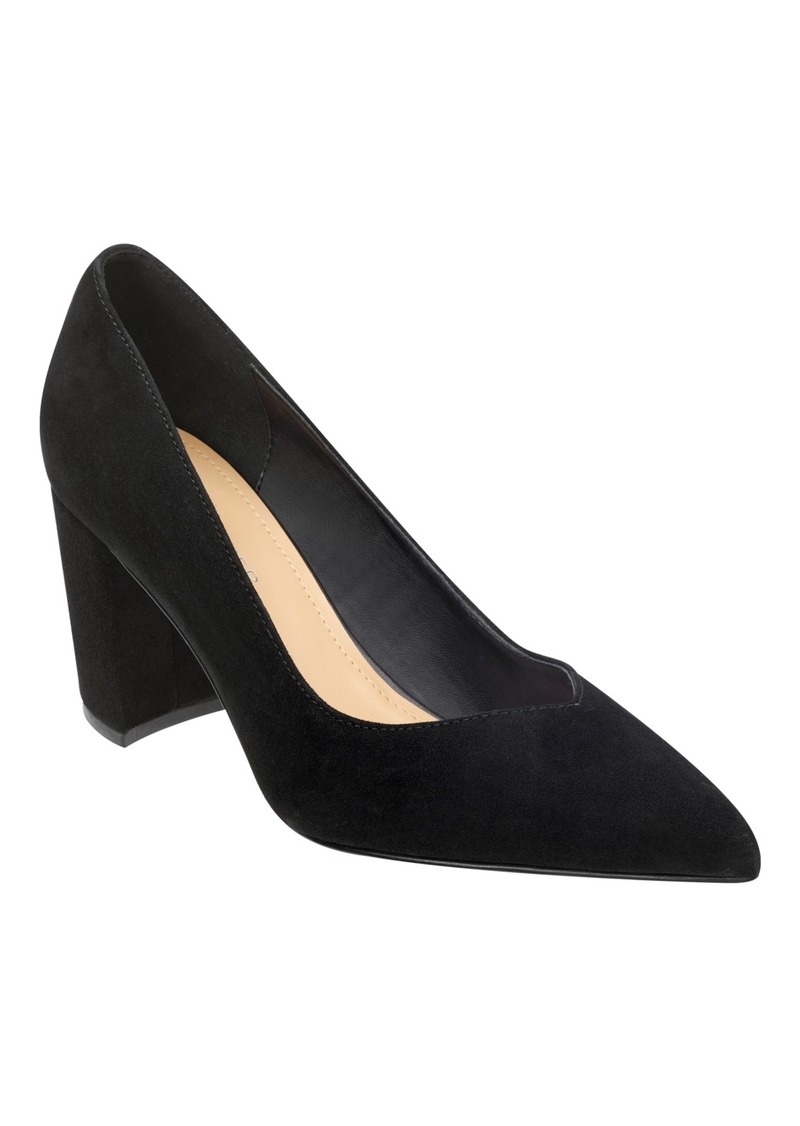 Marc Fisher Women's Caitlin Pointy Toe Slip-On Dress Pumps - Black