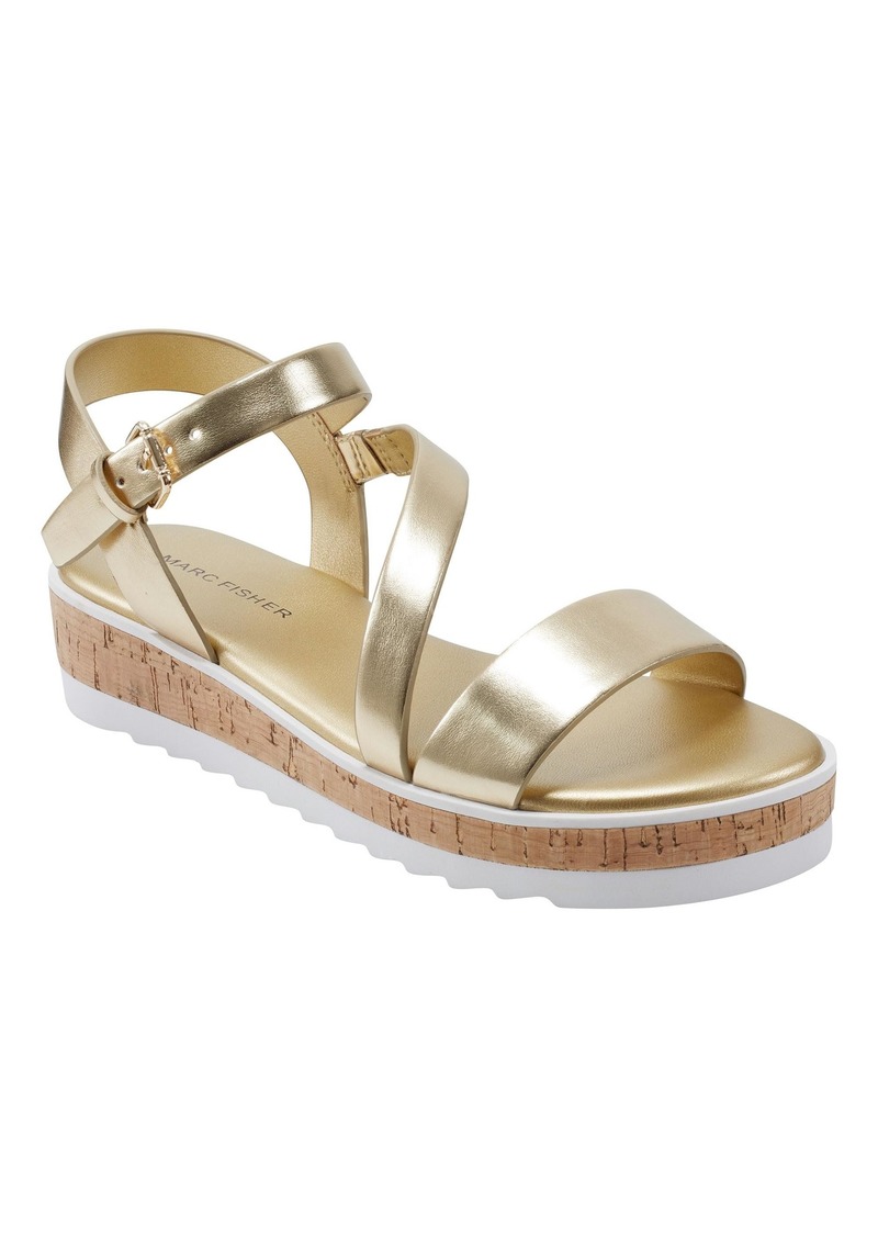 Marc Fisher Women's GRANDIE Flat Sandal