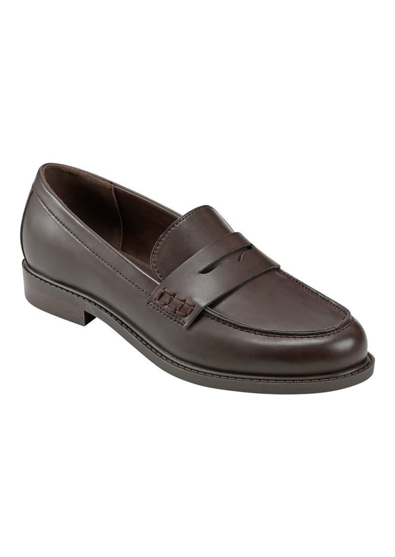 Marc Fisher Women's Ilithia Slip-on Dress Penny Loafers - Dark Brown