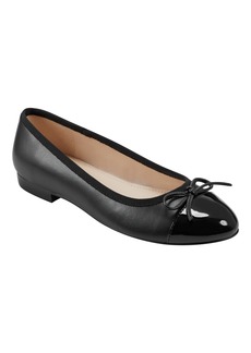 Marc Fisher Women's Jodi Slip-On Dress Pointy Toe Ballet Flats - Black