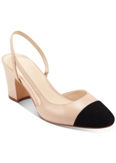 Marc Fisher Women's Laynie Slingback Pumps - Natural, Black