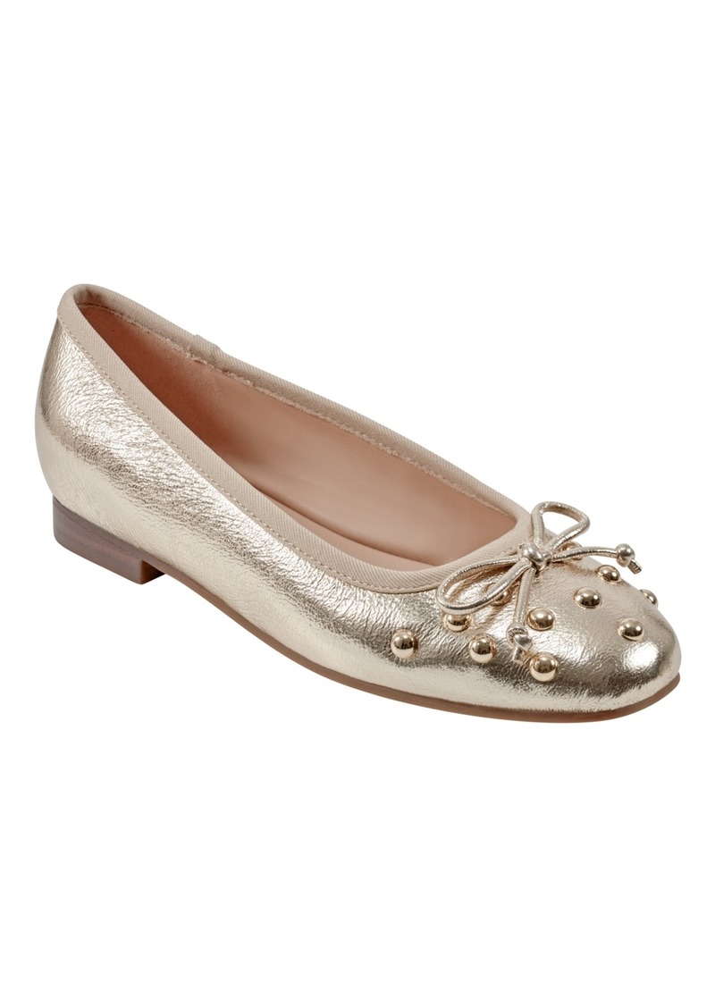 Marc Fisher Women's Tempts Slip-On Dress Ballet Flats - Gold