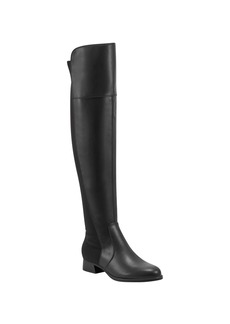 Marc Fisher Women's Terrea Almond Toe Over-The-Knee Boots - Black