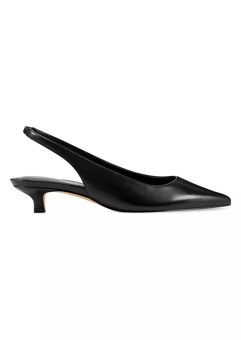 Marc Fisher Posey Leather Slingback Pumps