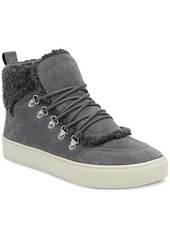 Marc Fisher Sana Womens Suede Shearling Booties