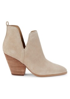 Marc Fisher Tanilla Leather Cutout Ankle Boots