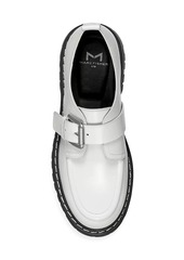 Marc Fisher Tarla Leather Lugged-Sole Loafers