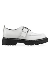 Marc Fisher Tarla Leather Lugged-Sole Loafers