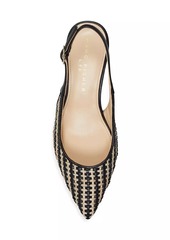 Marc Fisher Textile & Leather Slingback Pumps