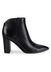 Marc Fisher Unno Point-Toe Leather Booties