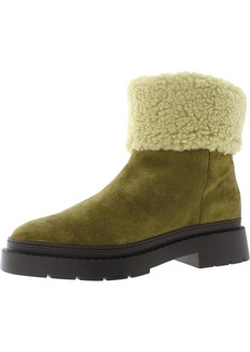 Marc Fisher Vina Womens Suede Faux Fur Lined Winter & Snow Boots