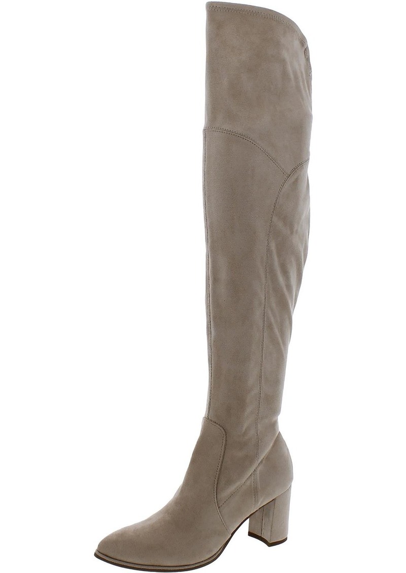 Marc Fisher Womens Block Heel Pointed Toe Over-The-Knee Boots