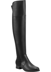 Marc Fisher Womens Faux Leather Tall Over-The-Knee Boots