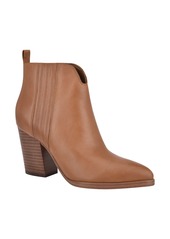 Marc Fisher LTD Annabel Bootie in Cognac Leather at Nordstrom