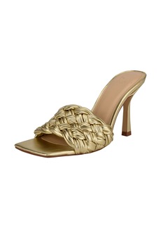 Marc Fisher LTD Draya Braided Sandal in Oro Leather at Nordstrom Rack