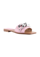 Marc Fisher LTD Marc Fisher Rosely Chain Slide Sandal in Lily Leather at Nordstrom