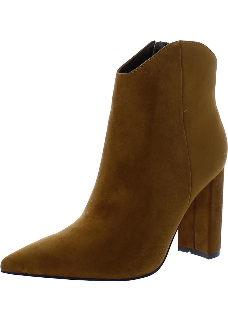 Marc Fisher Womens Pointed Toe Block Heel Ankle Boots