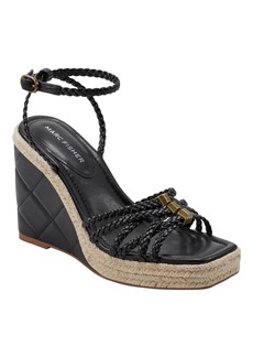 Marc Fisher Womens Wedge Ankle Strap Espadrilles