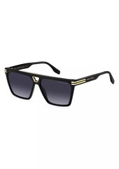 Marc Jacobs 58MM Acetate Rectangular Sunglasses