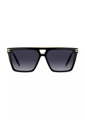 Marc Jacobs 58MM Acetate Rectangular Sunglasses