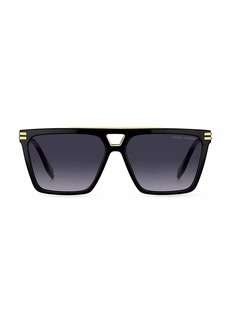 Marc Jacobs 58MM Acetate Rectangular Sunglasses