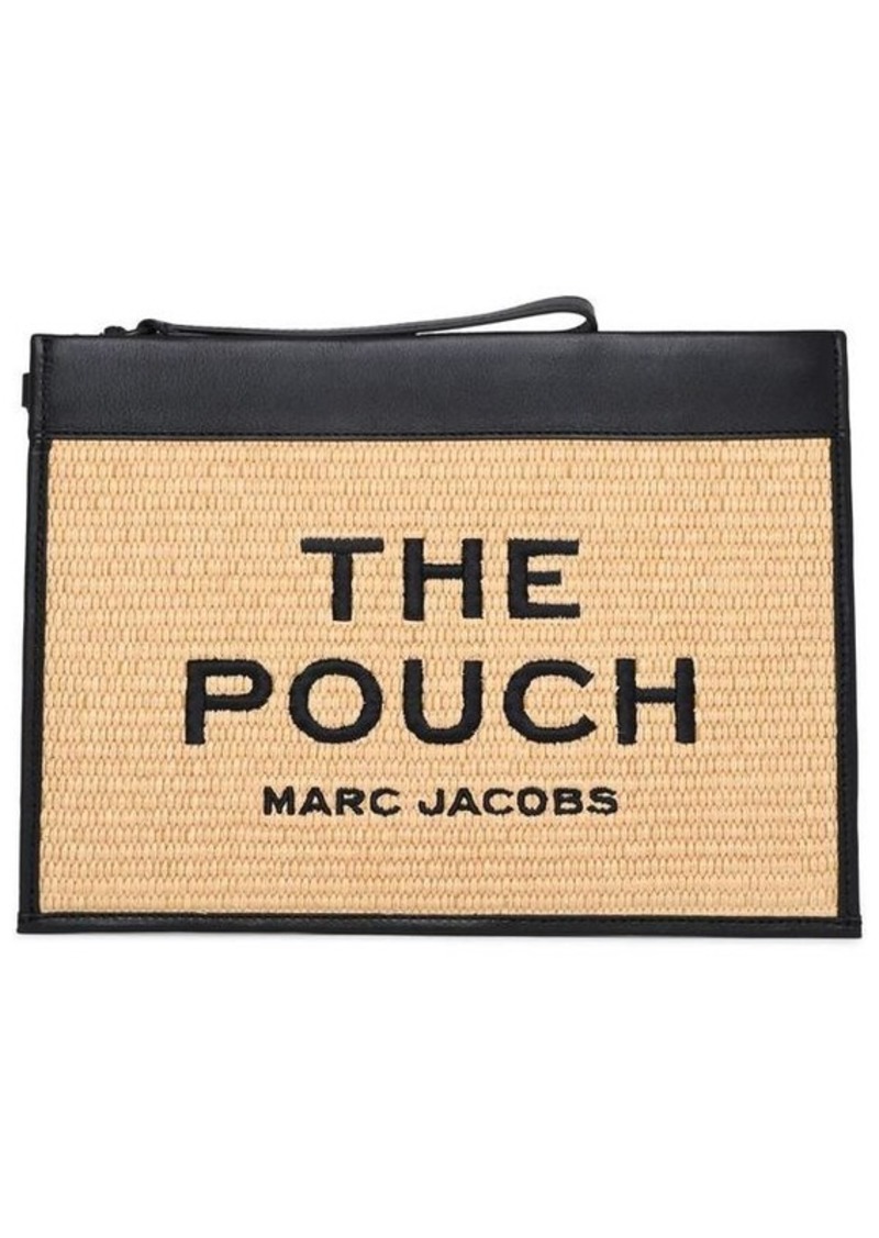 Marc Jacobs BEIGE FABRIC THE POUCH CLUTCH BAG