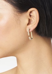 Marc Jacobs pave hoop earrings