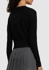 Marc Jacobs Fine Ribbed Wool Cardigan